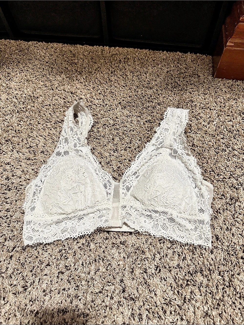 Aerie Lace Bra in White